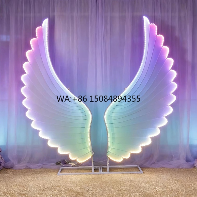 Lighting Decoration Ideas - Parlayan Melek Kanatları Işık Aksesuarları Renkli