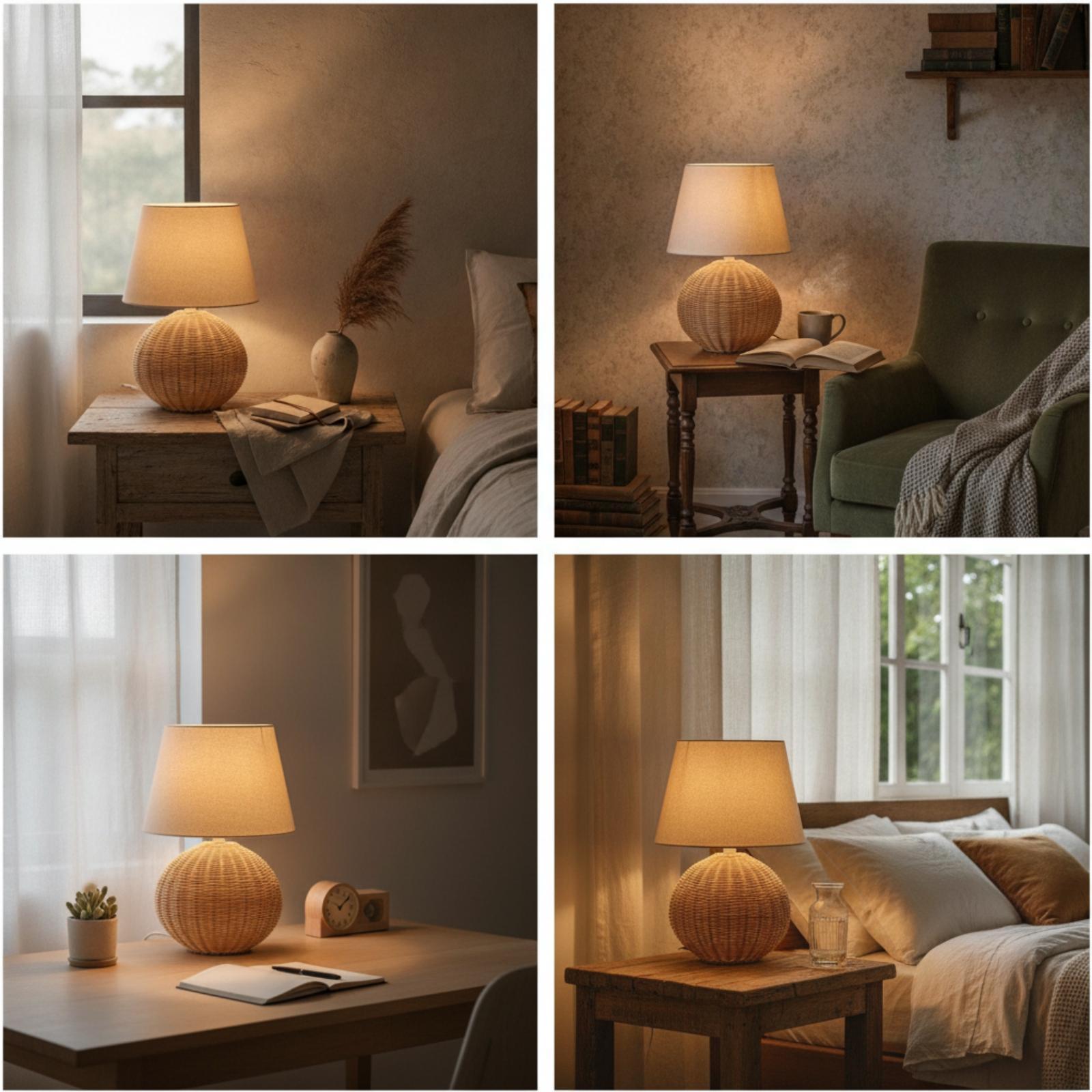 Yatak Başı Lambası Rattan Taba - Lighting Decoration Ideas incelemesi ve fiyatı