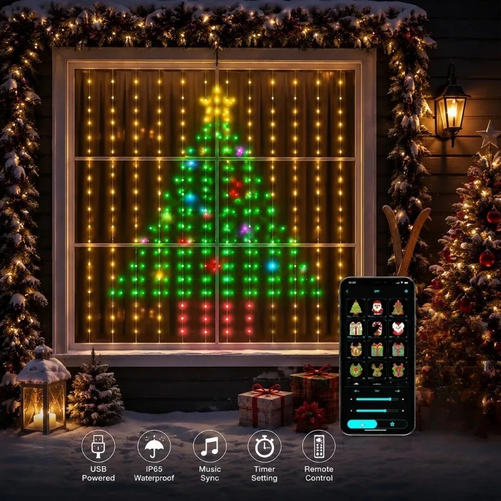 Noel Işık Zinciri LED Perde Iş - Lighting Decoration Ideas incelemesi ve fiyatı
