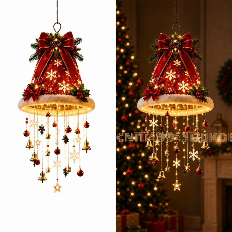 Işıklı Noel Baba Şapkası Şekli - Lighting Christmas Decor incelemesi ve fiyatı
